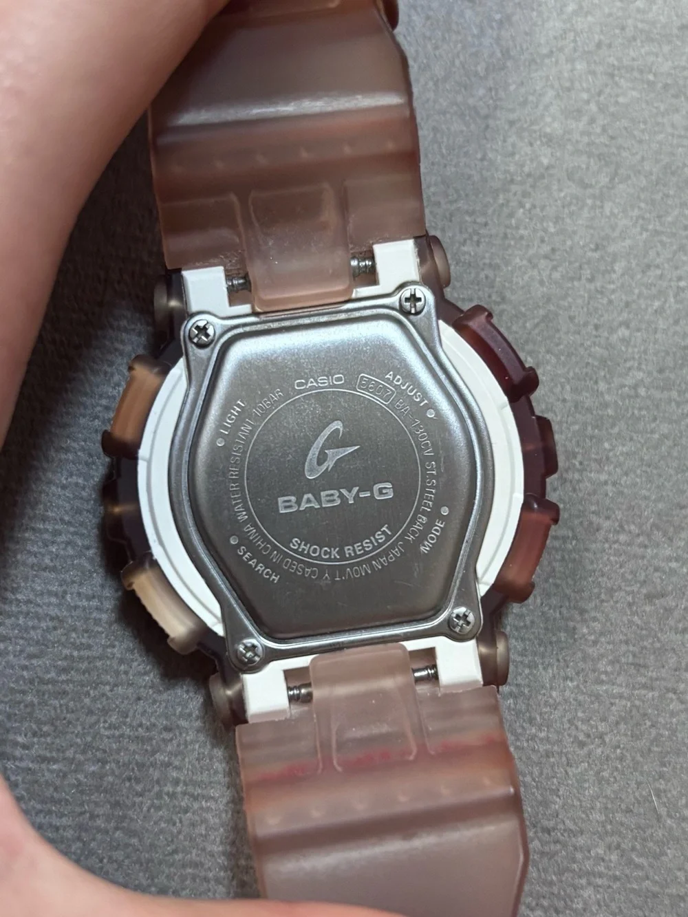 Casio Baby-G Women's Pink Resin Watch